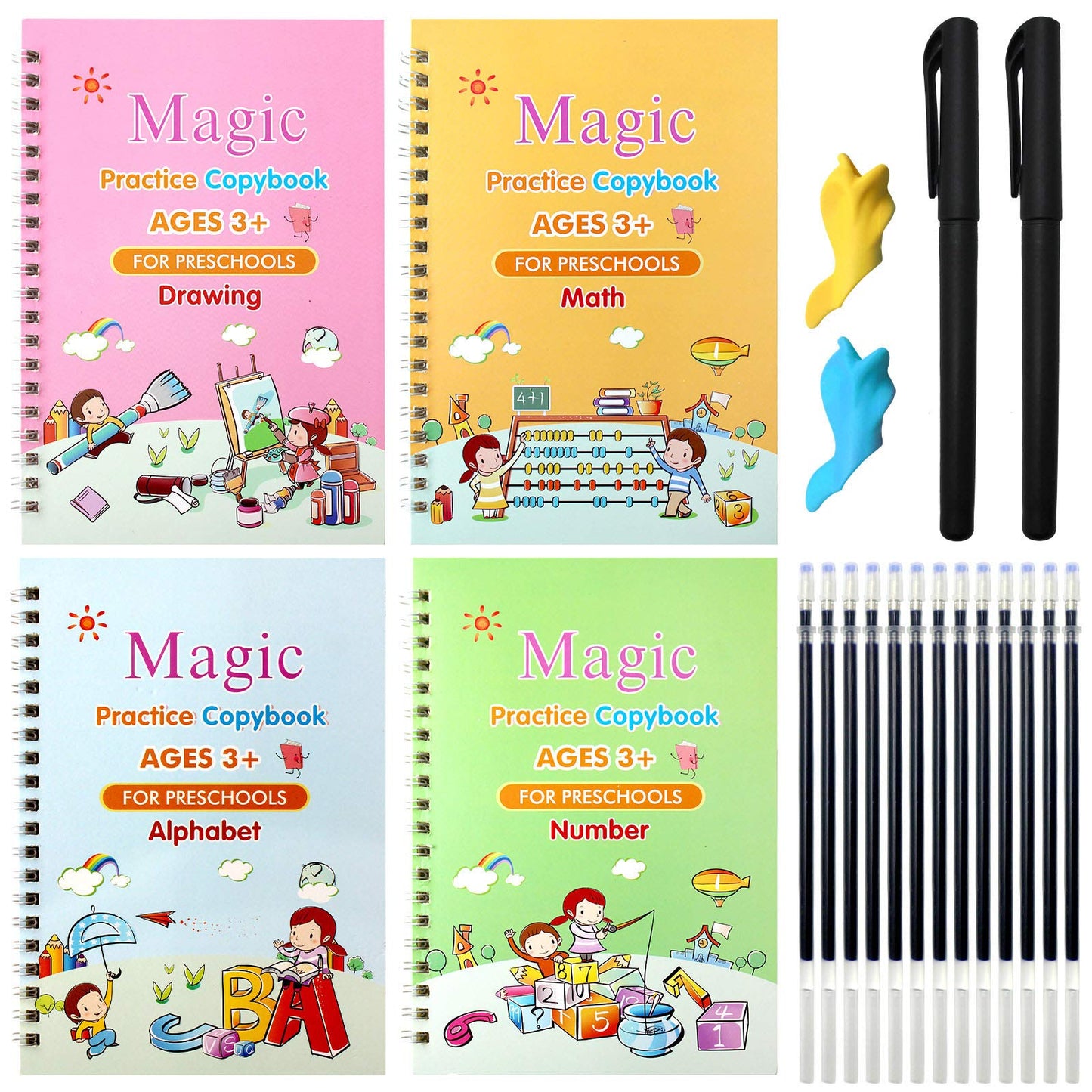 ) Magic Practice Copybook for Kids
