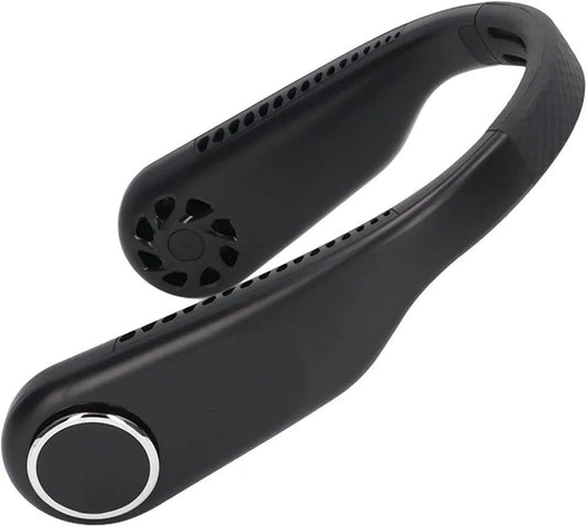 U-Shaped Neck Fan Black ABS Lightweight C-Port
