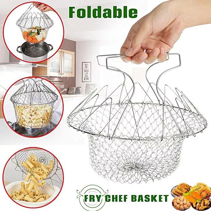 Stainless Steel Chef Basket 12 in 1