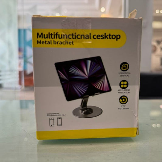 Multi-Angle 360° Rotating Metal Phone & Tablet Stand