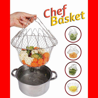 Stainless Steel Chef Basket 12 in 1
