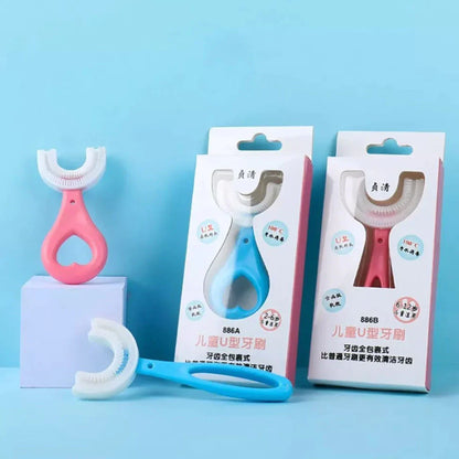 U-Shaped Silicone Baby Toothbrush (Pack of 2)