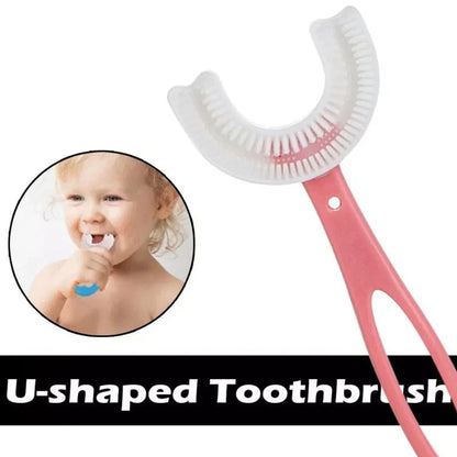 U-Shaped Silicone Baby Toothbrush (Pack of 2)