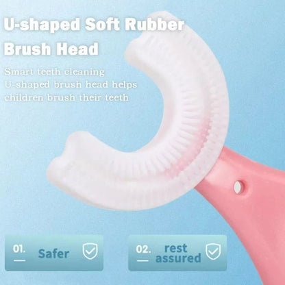 U-Shaped Silicone Baby Toothbrush (Pack of 2)