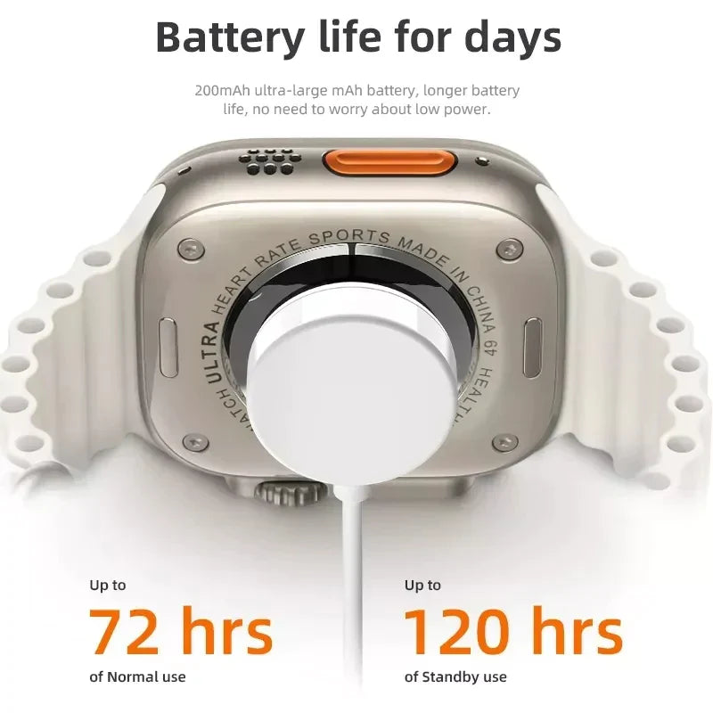 Y80 Ultra Smart Watch With 8 Straps 2.02inch Special Package Smartwatch [free home delivery]