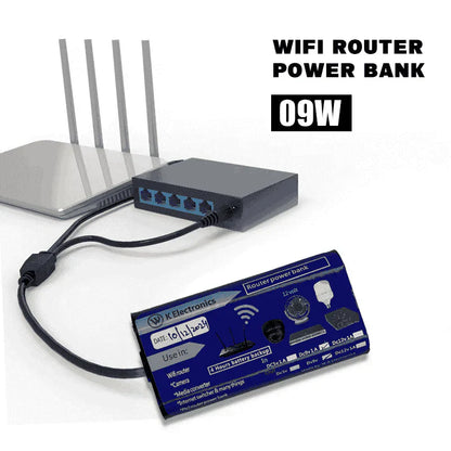 WiFi Router UPS Power Bank 9 Volts  -