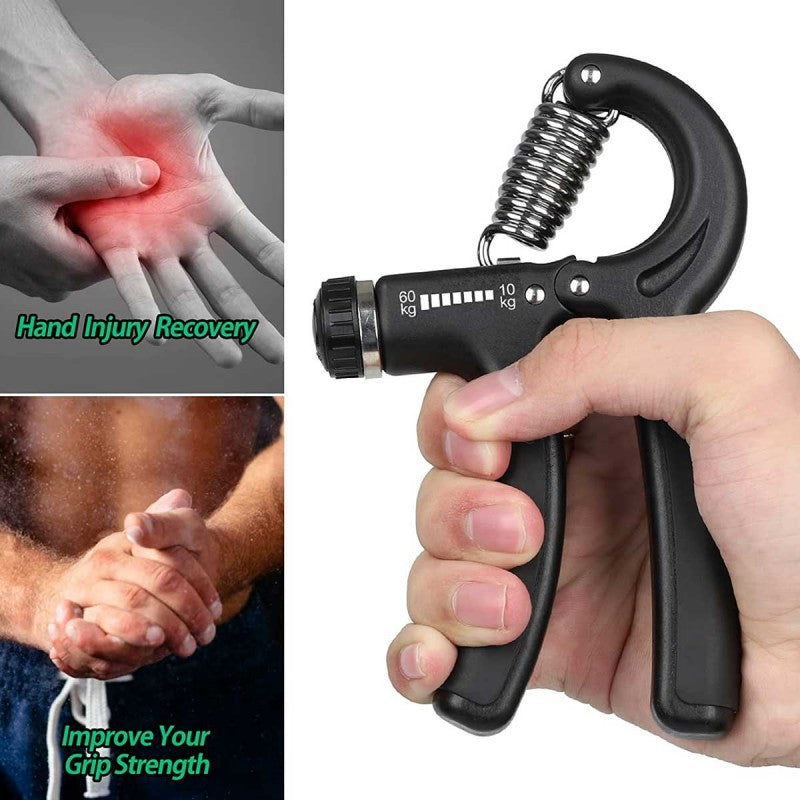 Adjustable Hand Grip Strength Trainer 10-60KG