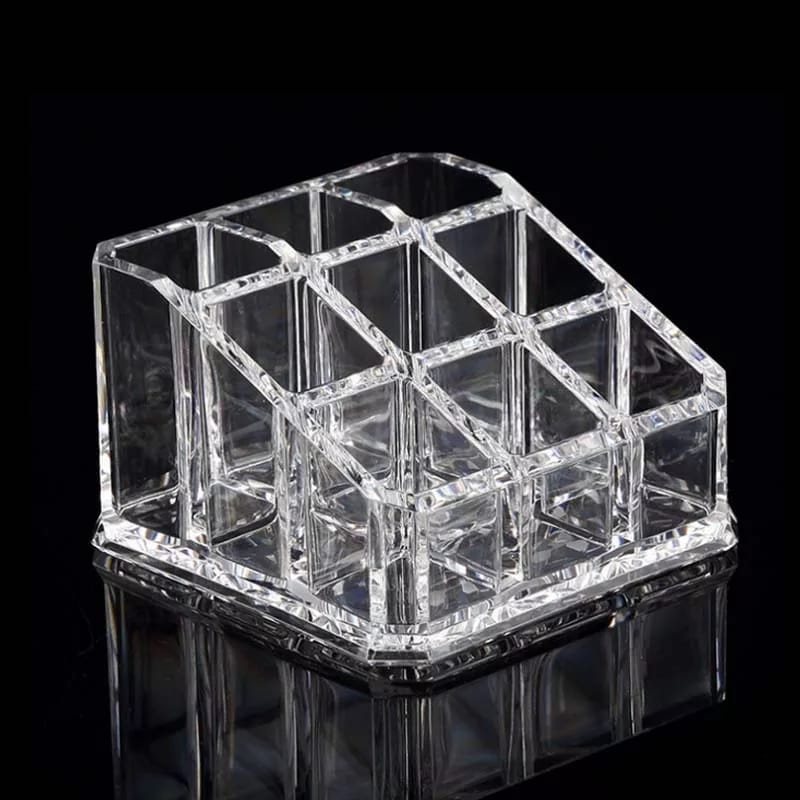 9 Grid Acrylic Makeup Organizer Box