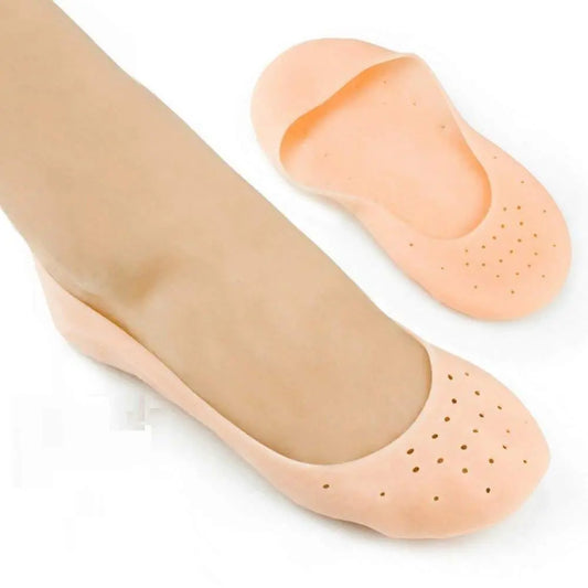 (4PCS) Anti Crack Full Length Silicone Foot Protector Moisturizing Socks
