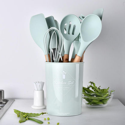 Heat Resistant Spoons Set with