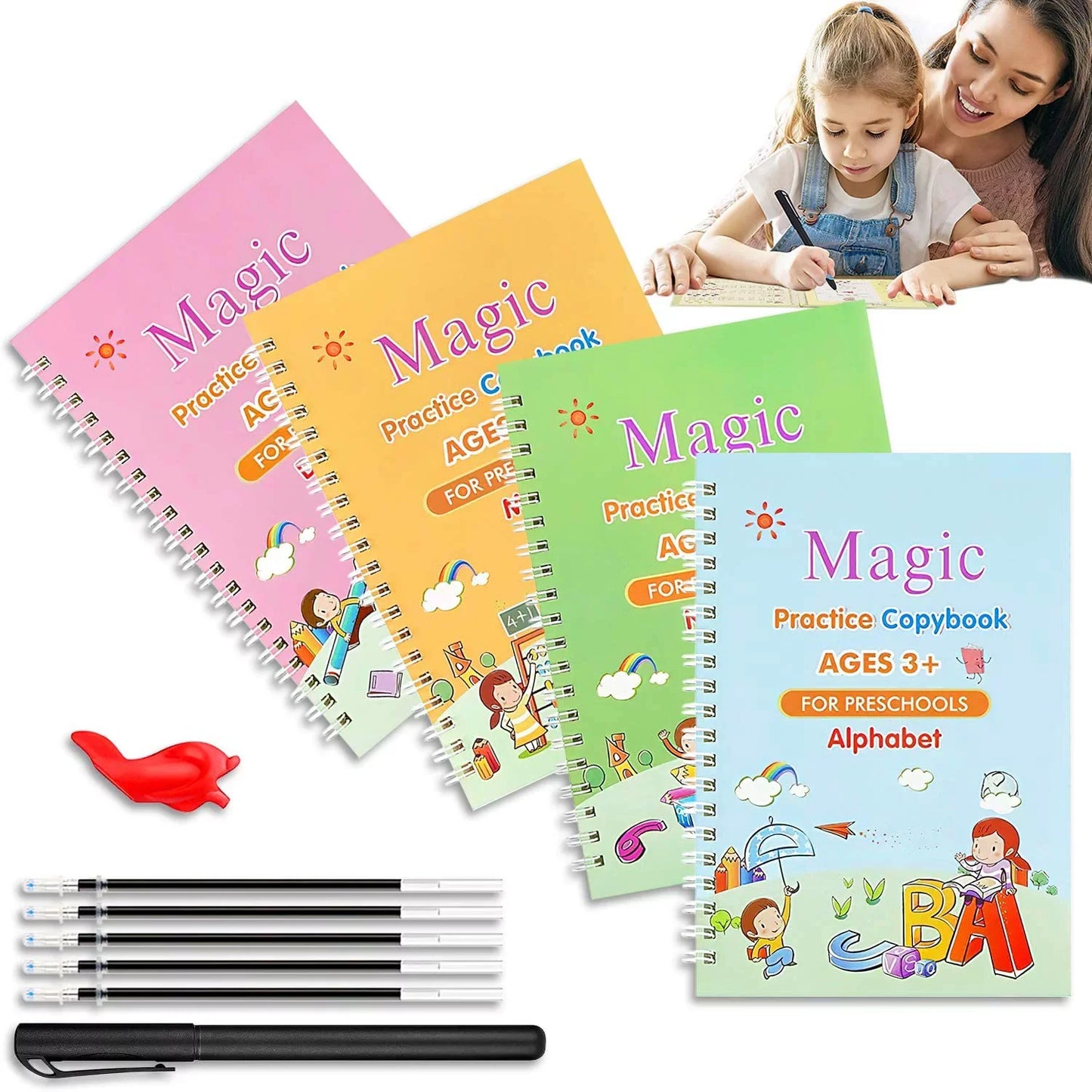 ) Magic Practice Copybook for Kids