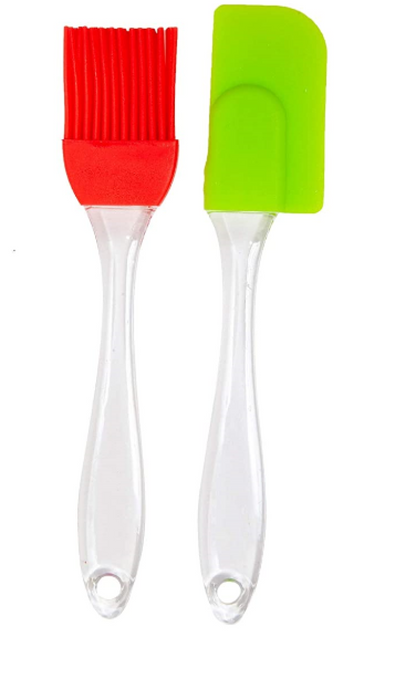 2 Pair (4PCS) - Spatula & BBQ Oil Brush