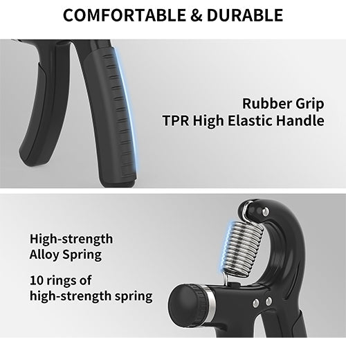 Adjustable Hand Grip Strength Trainer 10-60KG