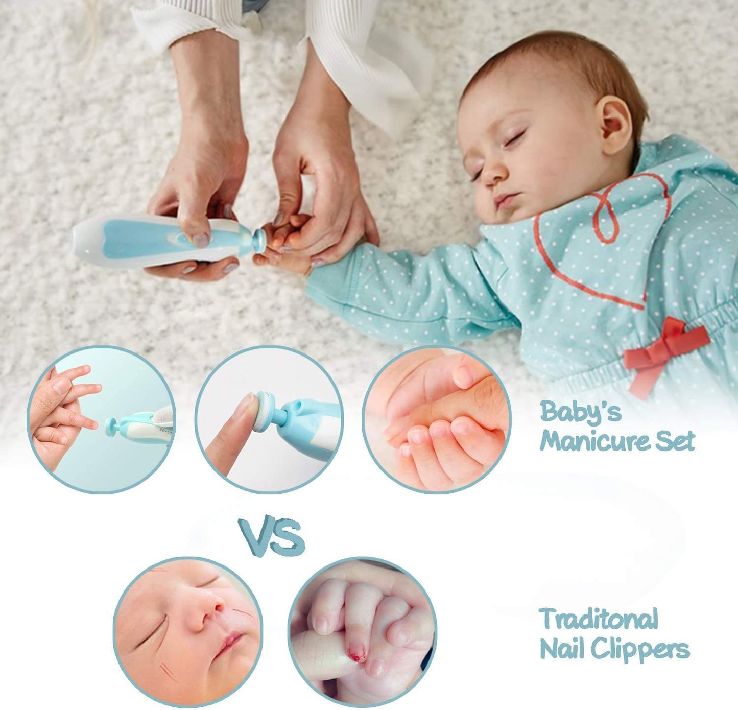 6-in-1 Baby Nail Care Clipper Set