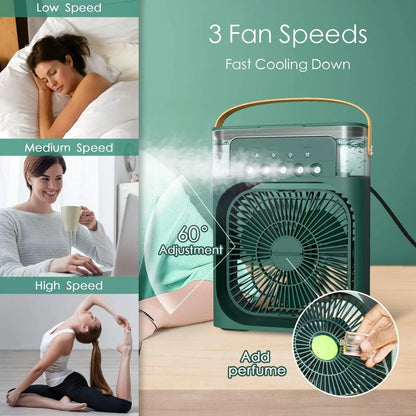 Portable Air Conditioner Fan With 3 Wind Speeds,