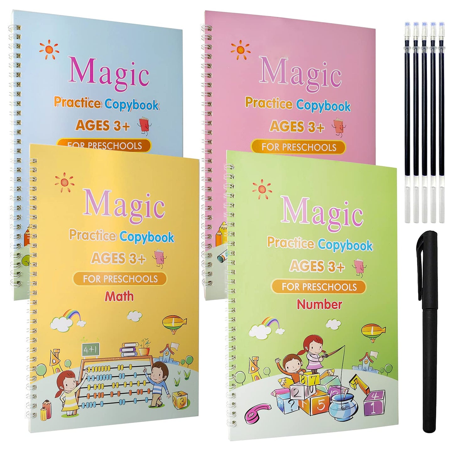 ) Magic Practice Copybook for Kids