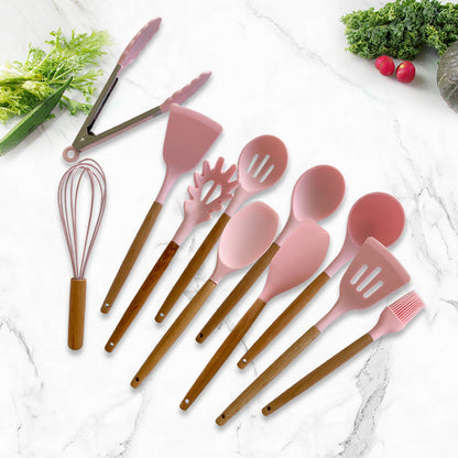 Heat Resistant Spoons Set with