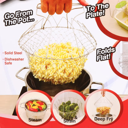 Stainless Steel Chef Basket 12 in 1