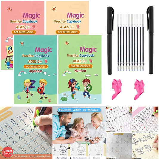 ) Magic Practice Copybook for Kids