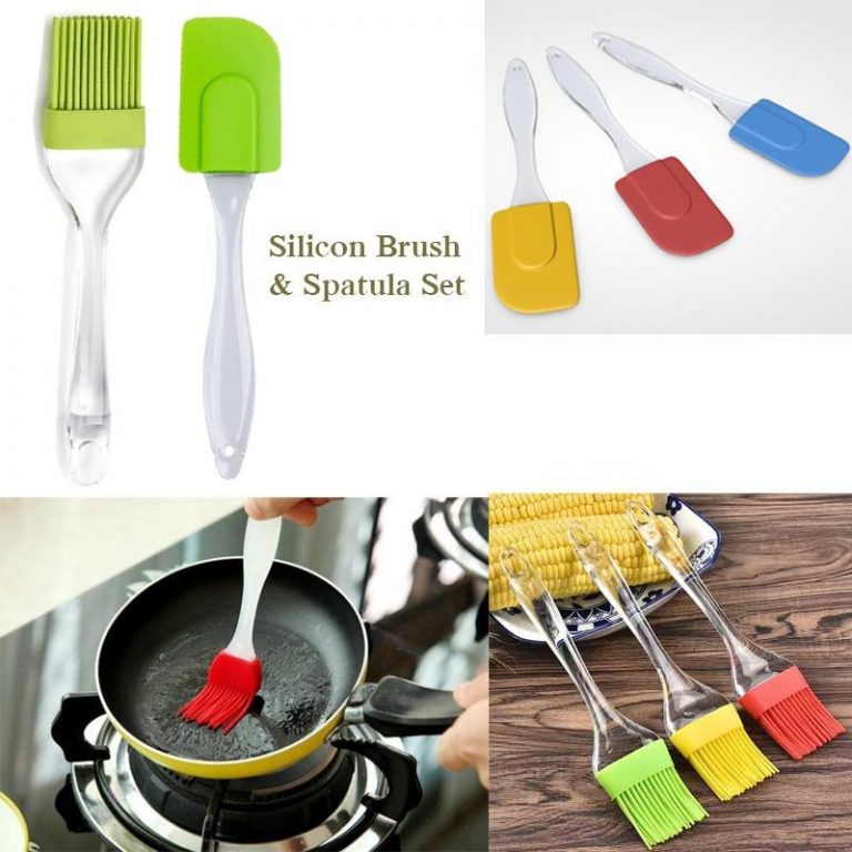 2 Pair (4PCS) - Spatula & BBQ Oil Brush