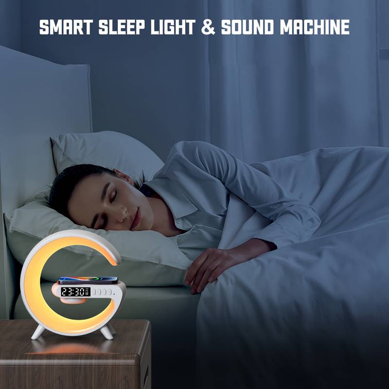 Lamp With Bluetooth Speaker Wireless Charger