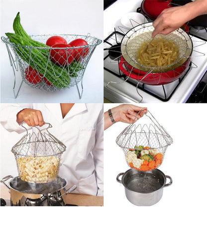Stainless Steel Chef Basket 12 in 1