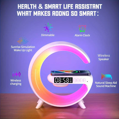 Lamp With Bluetooth Speaker Wireless Charger