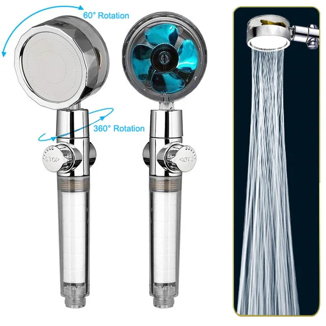 360° Rotating High Pressure Handheld Shower Head