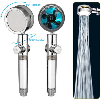360° Rotating High Pressure Handheld Shower Head