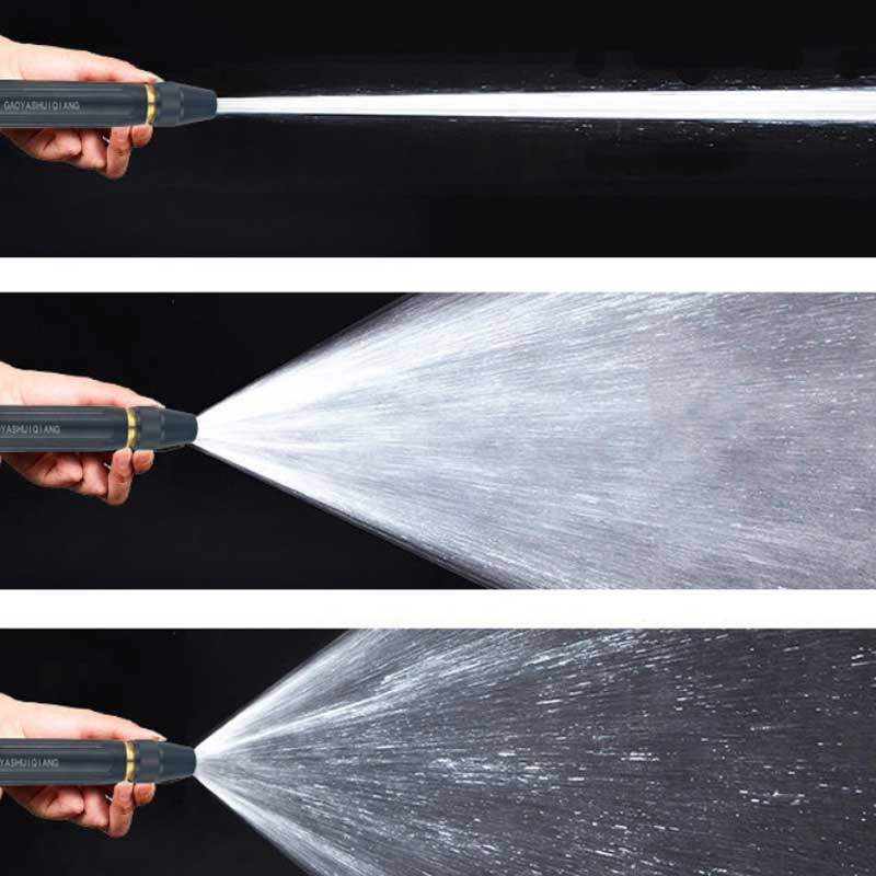 Portable Water Sprayer Nozzle Adjustable Metal High Pressure