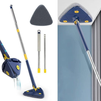 Premium ABS Plastic Mop Blue Yellow Triangular Head