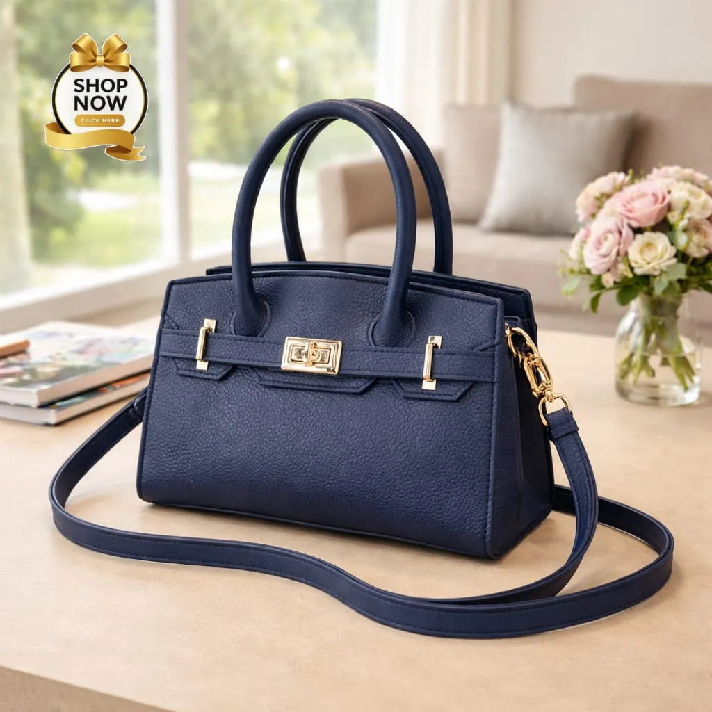 Women's Rexine Plain Hand Bag