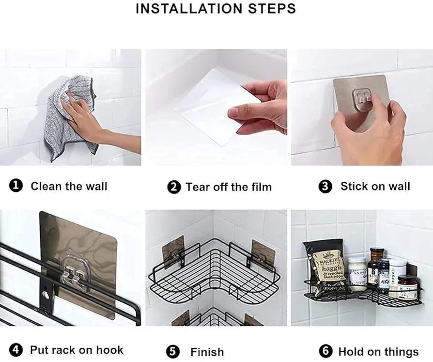 Black Corner Wall Mount