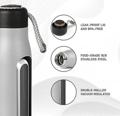Stainless Steel Vacuum Water Bottle 24Hr Cold