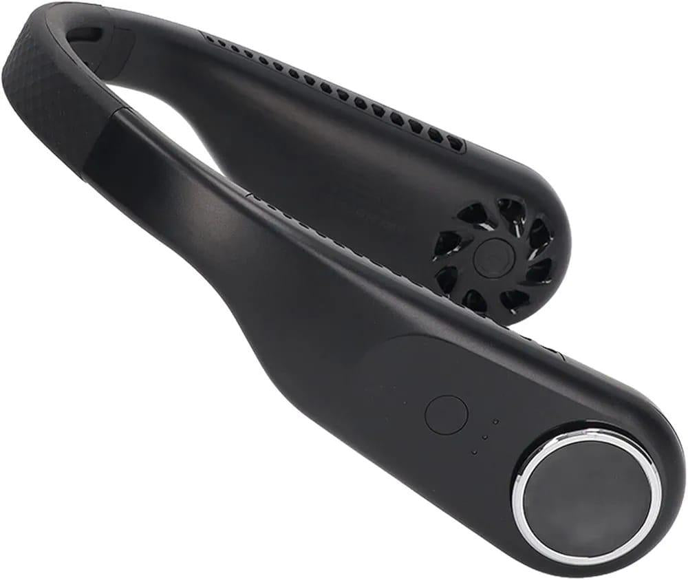 U-Shaped Neck Fan Black ABS Lightweight C-Port