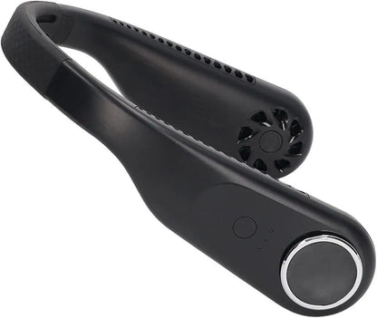 U-Shaped Neck Fan Black ABS Lightweight C-Port