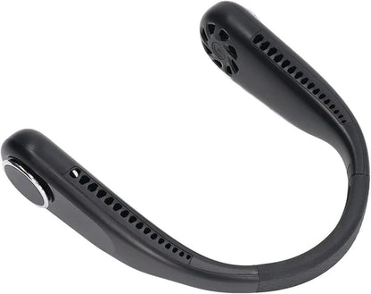 U-Shaped Neck Fan Black ABS Lightweight C-Port