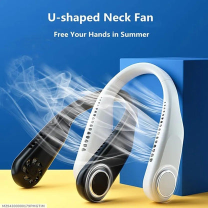 U-Shaped Neck Fan Black ABS Lightweight C-Port