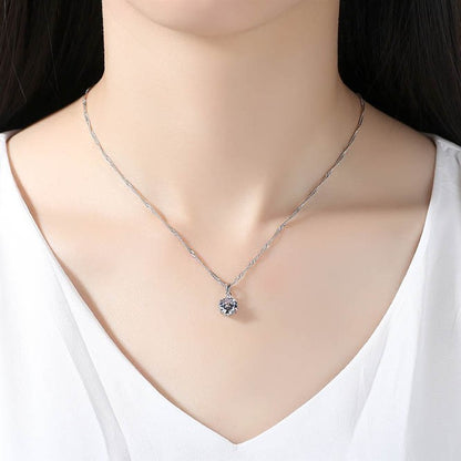 Korean Style Zircon Stone Bridage Set Silver