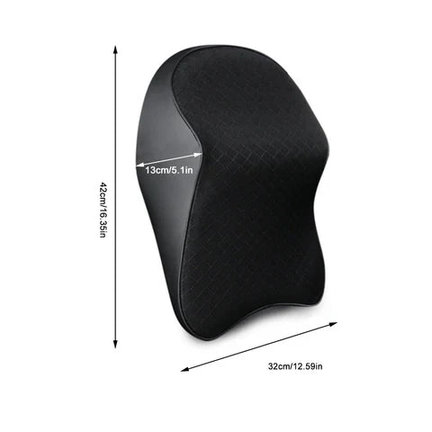 Leather Style Neckrest Backrest Pillow