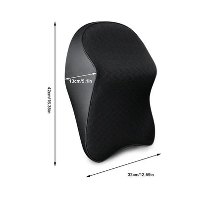 Leather Style Neckrest Backrest Pillow