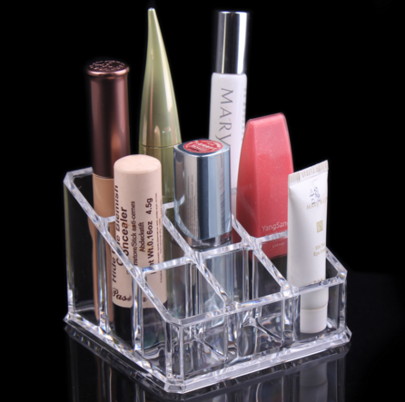 9 Grid Acrylic Makeup Organizer Box