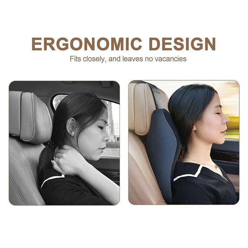 Leather Style Neckrest Backrest Pillow