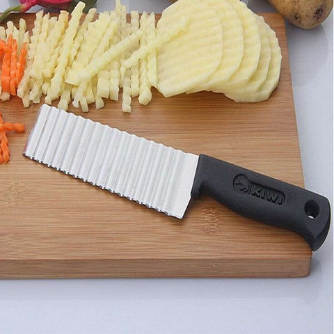 French Fry Cutters Stainless Steel Wave Knife Potato