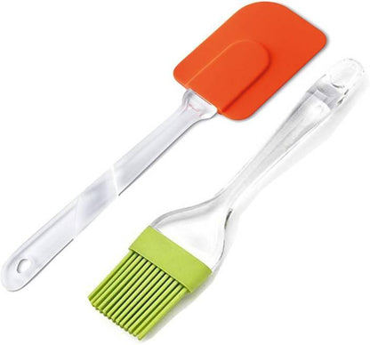 2 Pair (4PCS) - Spatula & BBQ Oil Brush