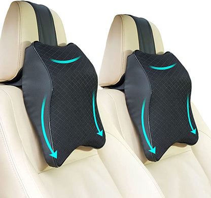 Leather Style Neckrest Backrest Pillow