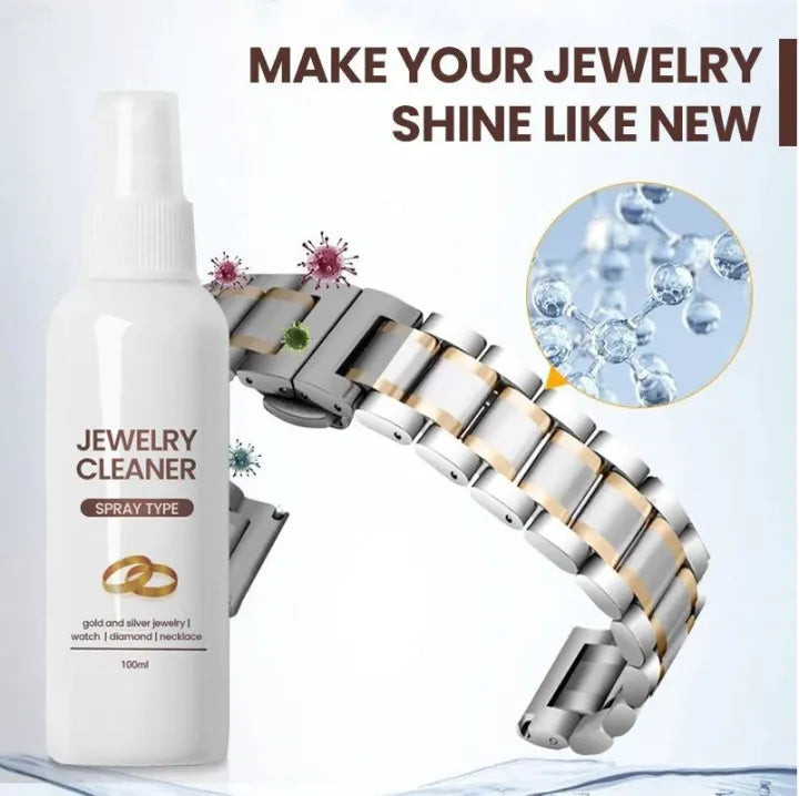 100ml Jewelry Cleaner Diamond Silver Gold Jewelry Cleaning Spray Multifunctio