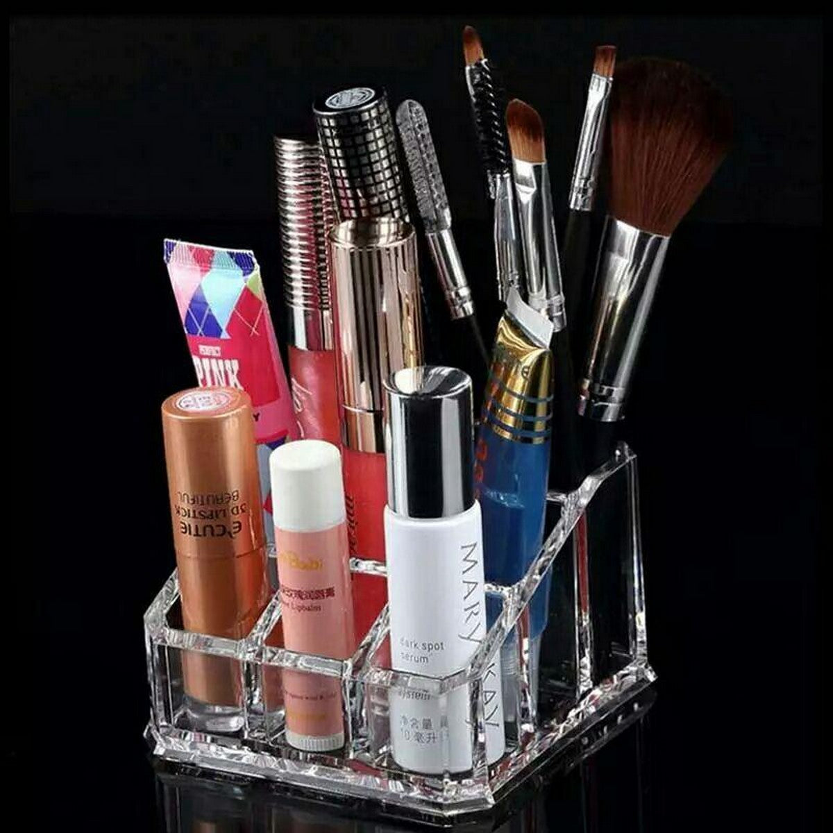 9 Grid Acrylic Makeup Organizer Box