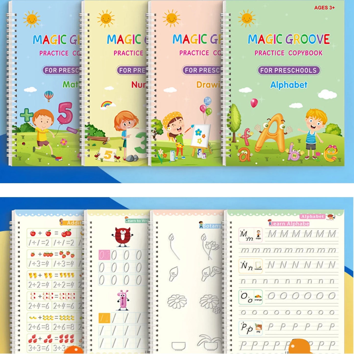 ) Magic Practice Copybook for Kids