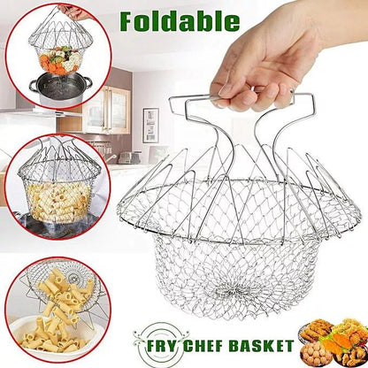 Stainless Steel Chef Basket 12 in 1